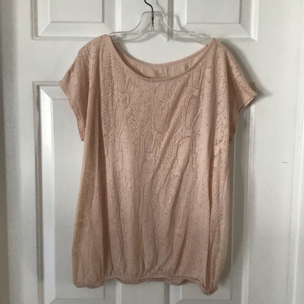 NY&Co Pink Snakeskin Embossed